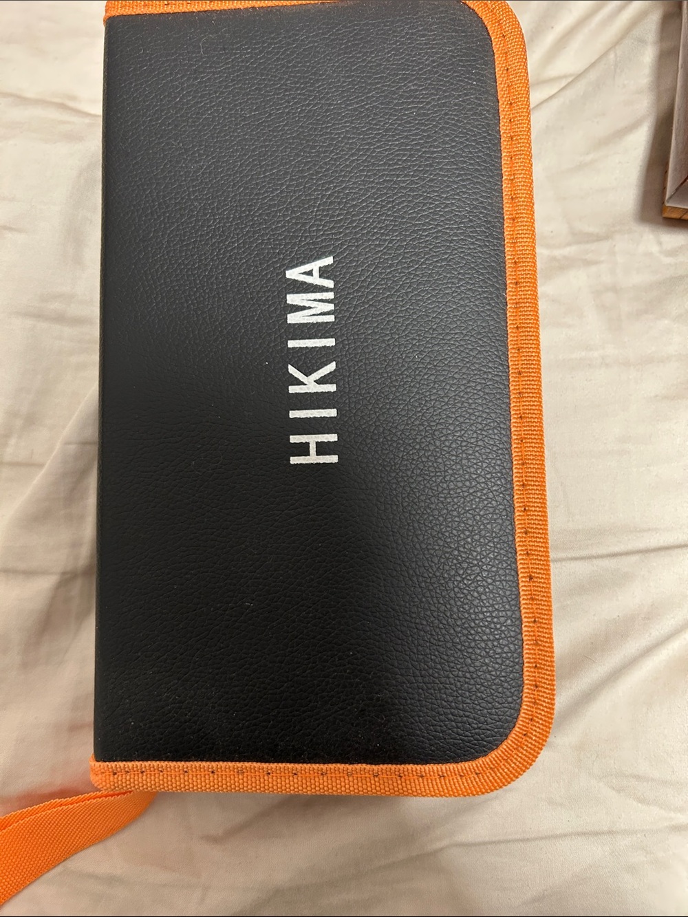 Black and Orange Men's Organizer Bag